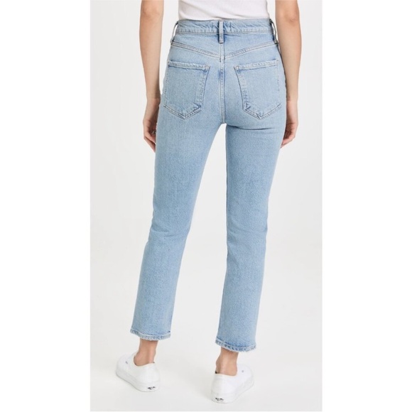 Agolde Riley High Rise Crop Jeans - Picture 2 of 6
